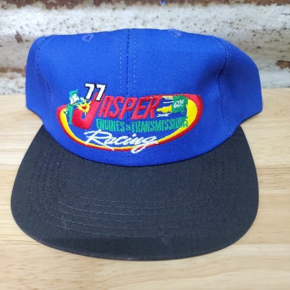 Jasper Engines & Transmissions Racing #77 Snap Back Adjustable Hat - Picture 1 of 6